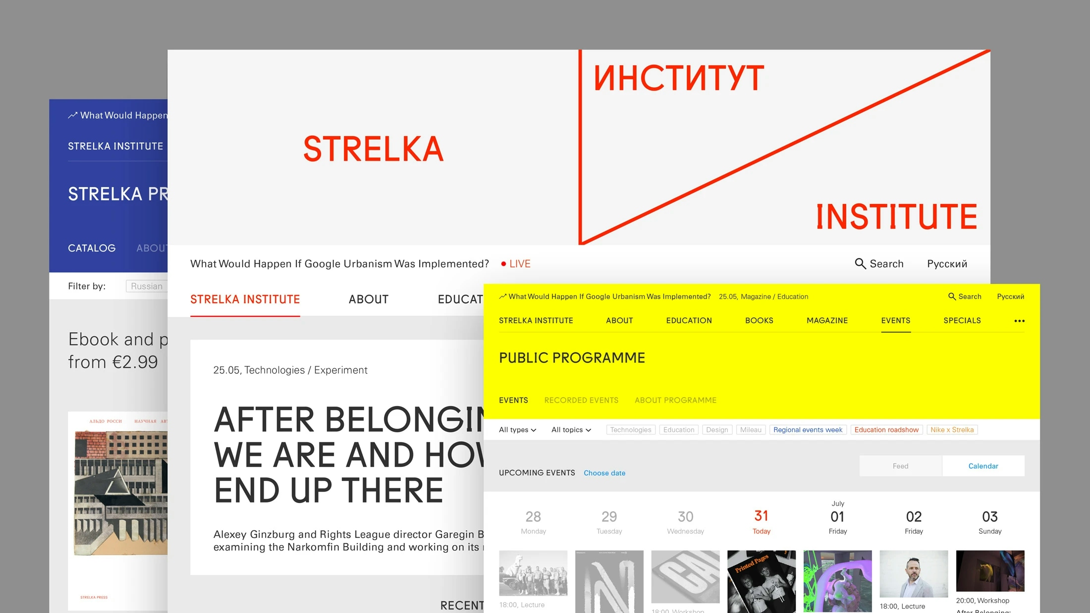 Strelka Institute website